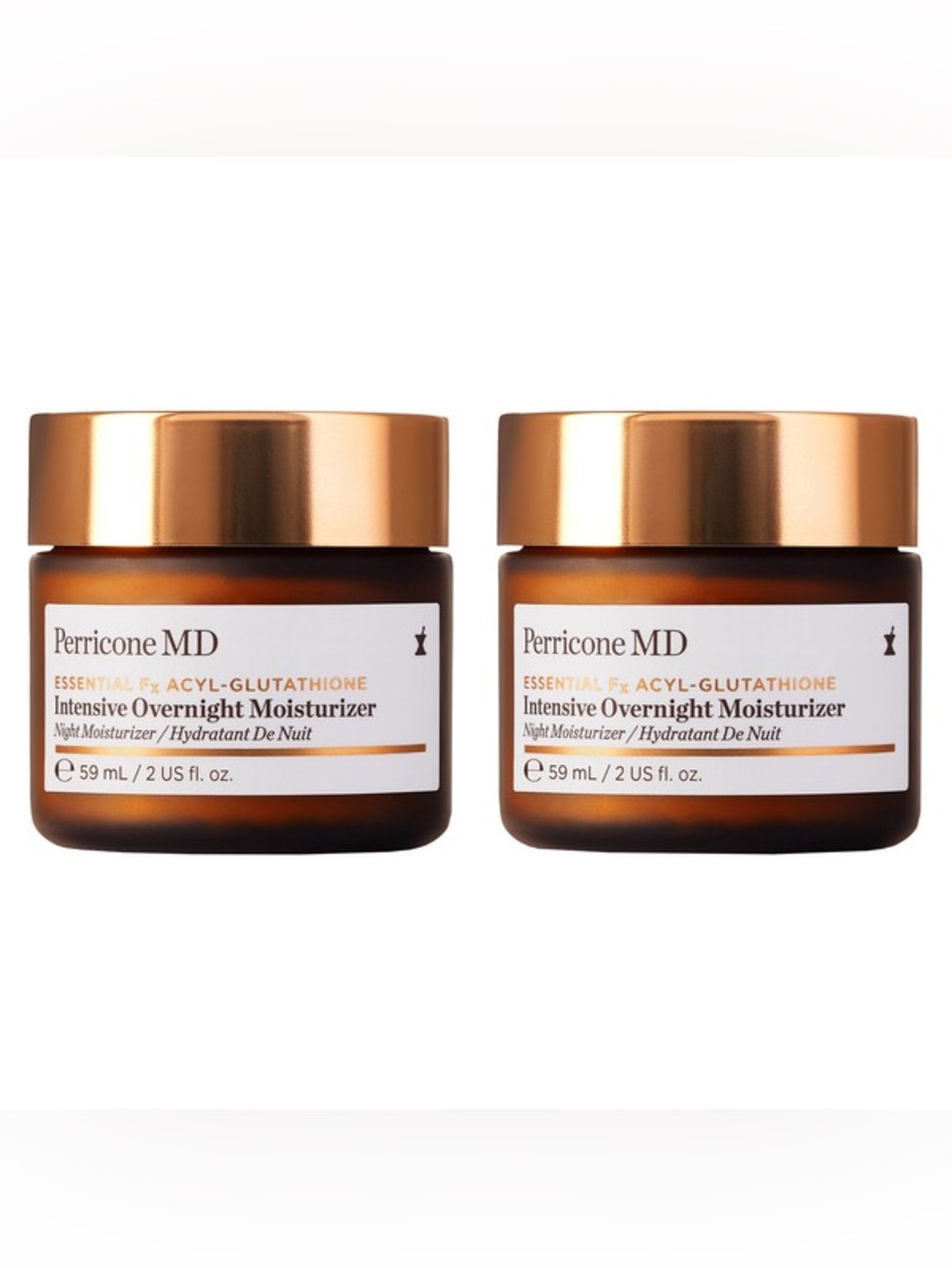 New Two Pack Perricone MD Intensive Overnight MoisturizerAnti Aging Facial Cream